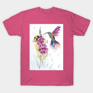 Hummingbird and Foxglove T-Shirt